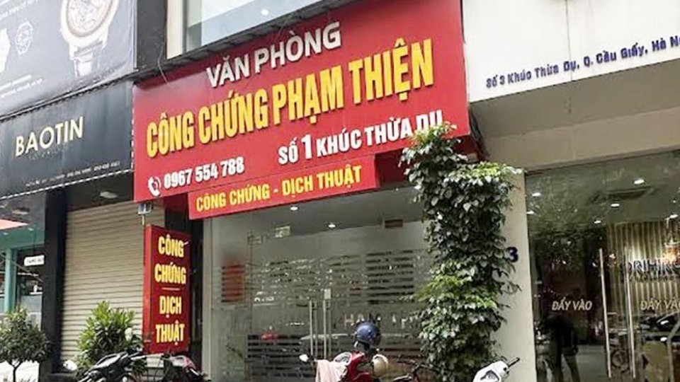 Thanh tra Hà Nội chỉ ra loạt sai phạm tại Văn phòng công chứng Phạm Thiện