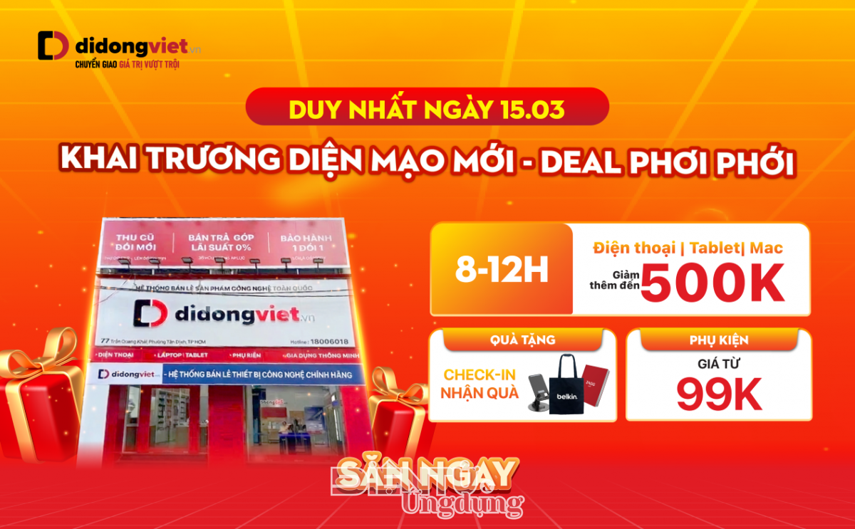 “Khai trương diện mạo mới - Deal phơi phới”
