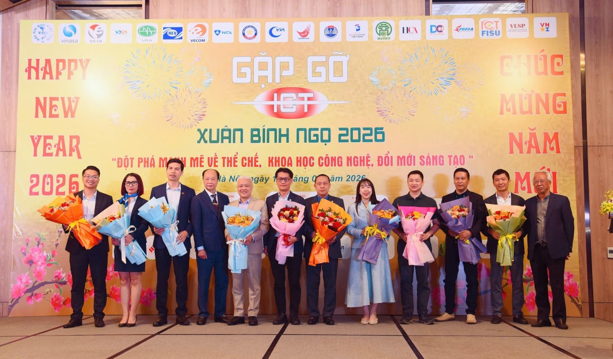 Sự kiện Gặp gỡ ICT Xuân Bính Ngọ 2026 với chủ đề “Đột phá mạnh mẽ về thể chế, khoa học công nghệ và đổi mới sáng tạo”. Ảnh: BTC