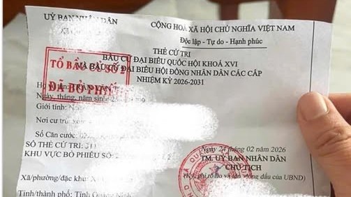 Cảnh báo nguy cơ lộ thông tin cá nhân khi đăng tải thẻ cử tri lên mạng xã hội