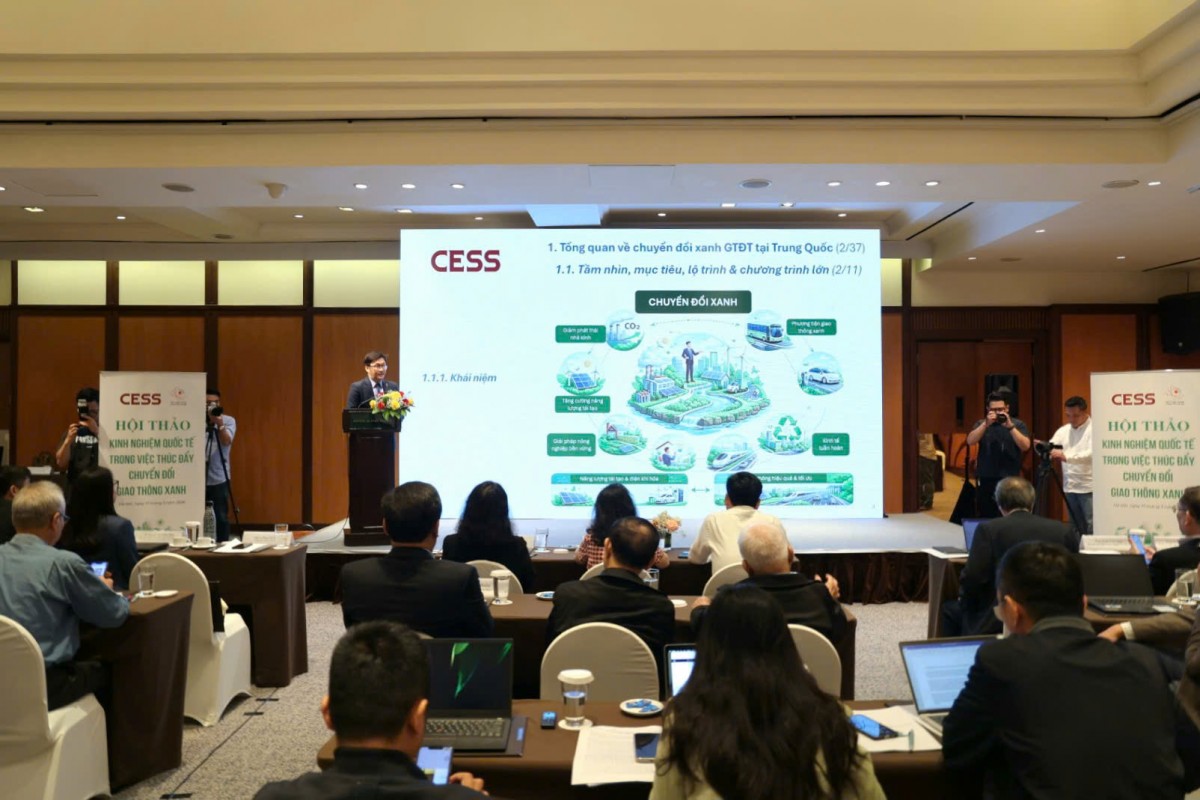 Hội thảo chia sẻ kinh nghiệm quốc tế thúc đẩy chuyển đổi giao thông xanh tại Việt Nam