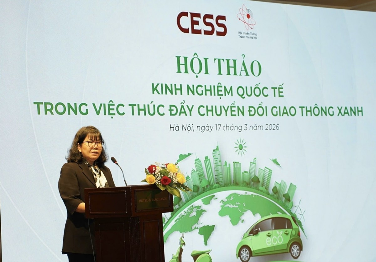 Hội thảo chia sẻ kinh nghiệm quốc tế thúc đẩy chuyển đổi giao thông xanh tại Việt Nam