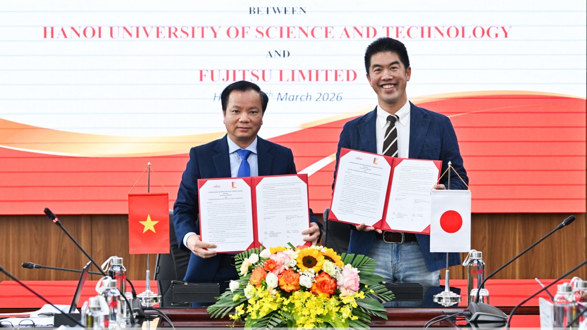 Đại học Bách khoa Hà Nội ký kết hợp tác với Fujitsu về AI và Khoa học Dữ liệu