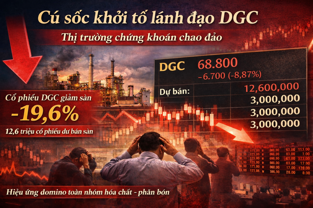 Cú sốc khởi tố lãnh đạo DGC: Thị trường chứng khoán đối mặt khủng hoảng niềm tin