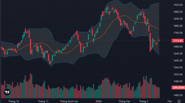 VN-Index giữ mốc 1.700 trong sóng gió, dòng tiền "xoay trục" sang công nghệ, tiêu dùng và năng lượng