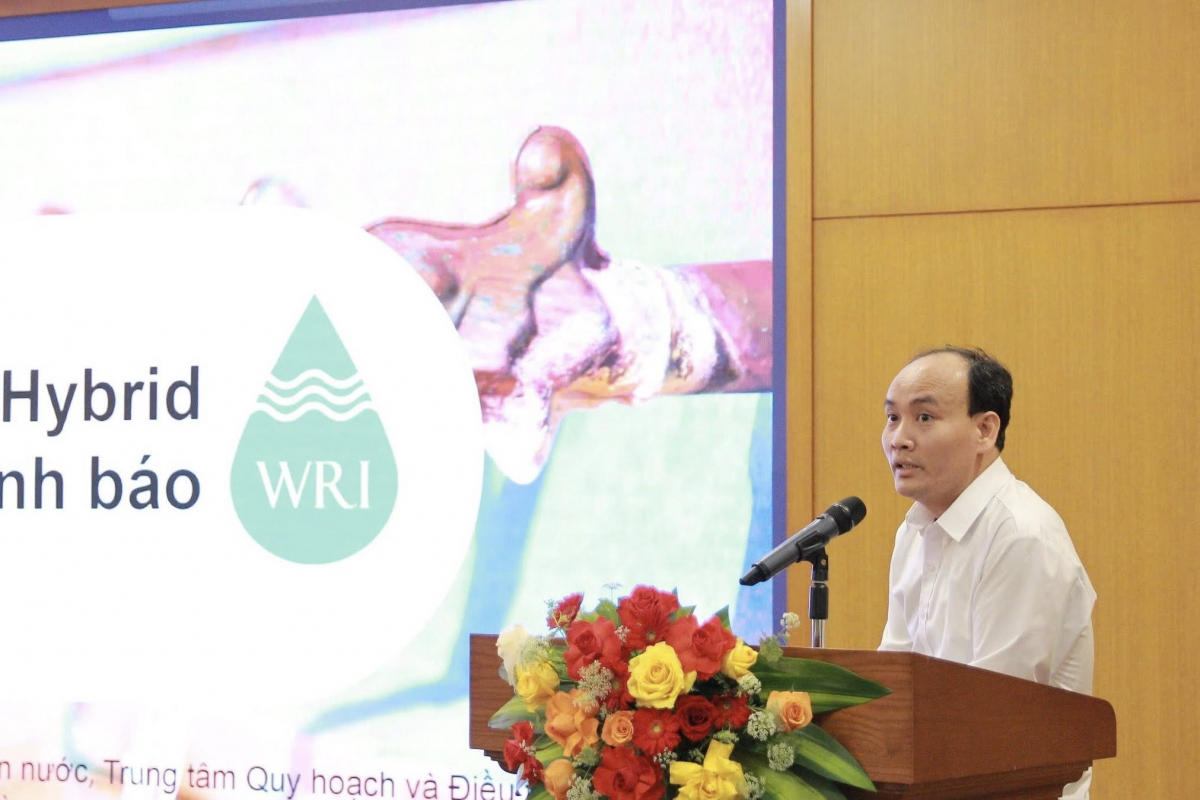 TS. Bùi Du Dương, Viện Khoa học Tài nguyên nước phát biểu về giải pháp tích hợp Hybrid trong dự báo và cảnh báo sớm thiên tai