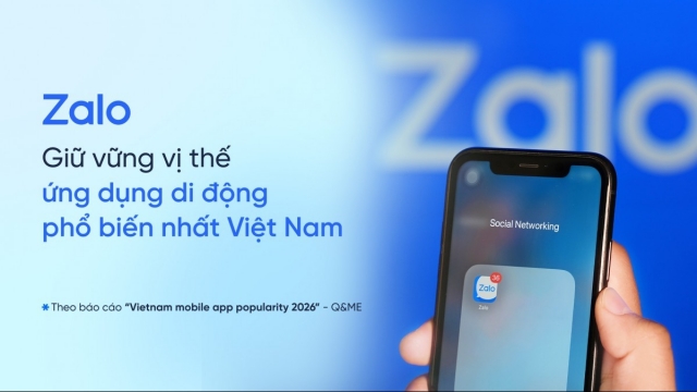 Zalo dẫn đầu ứng dụng di động phổ biến nhất Việt Nam 2026, 100% phụ nữ chọn dùng hàng ngày