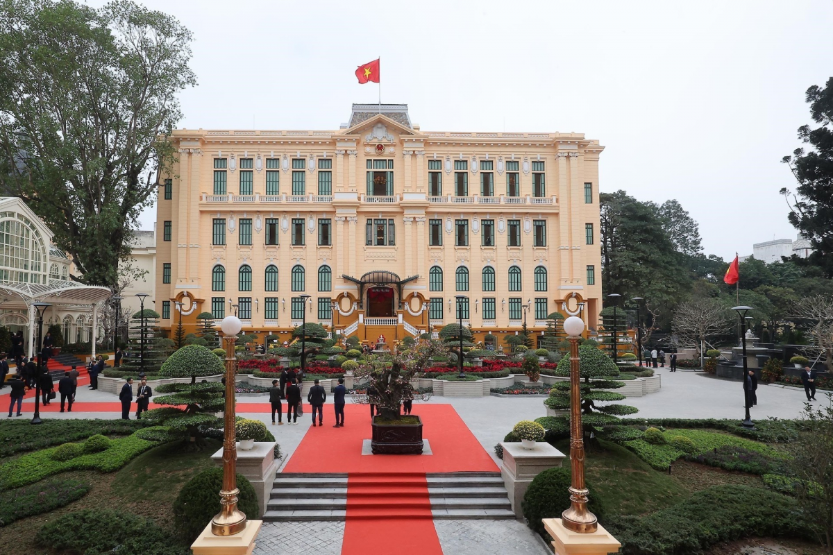 Trụ sở làm việc Cơ quan Chủ tịch nước tại số 2 Lê Thạch. Trụ sở làm việc Cơ quan Chủ tịch nước tại số 2 Lê Thạch.