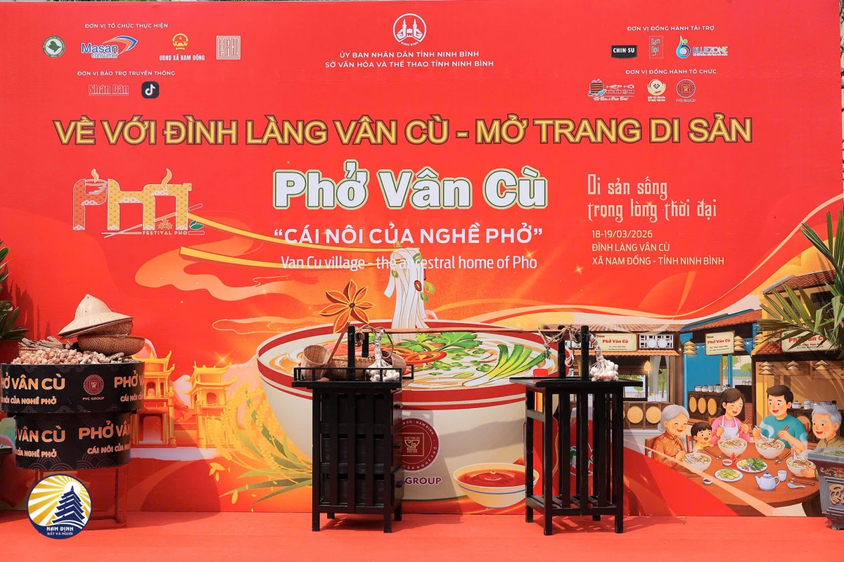 Làng nghề phở Vân Cù 'đánh thức' di sản trong Festival Phở 2026 Làng nghề phở Vân Cù 'đánh thức' di sản trong Festival Phở 2026