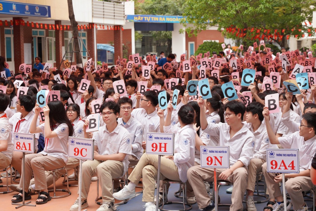 Sáng tạo đưa tiếng Anh trở thành ngôn nghữ thứ hai ở trường THCS Nguyễn Du phường Đại Mỗ