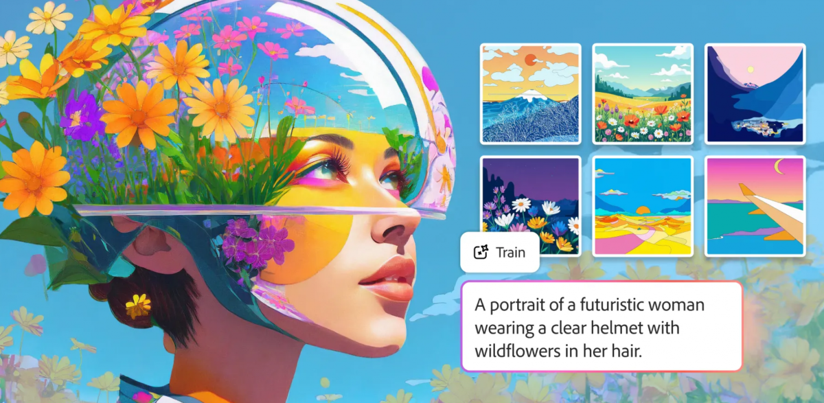 Adobe Firefly Custom Models mang lại sự sáng tạo vượt trội. Ảnh: Adobe blog