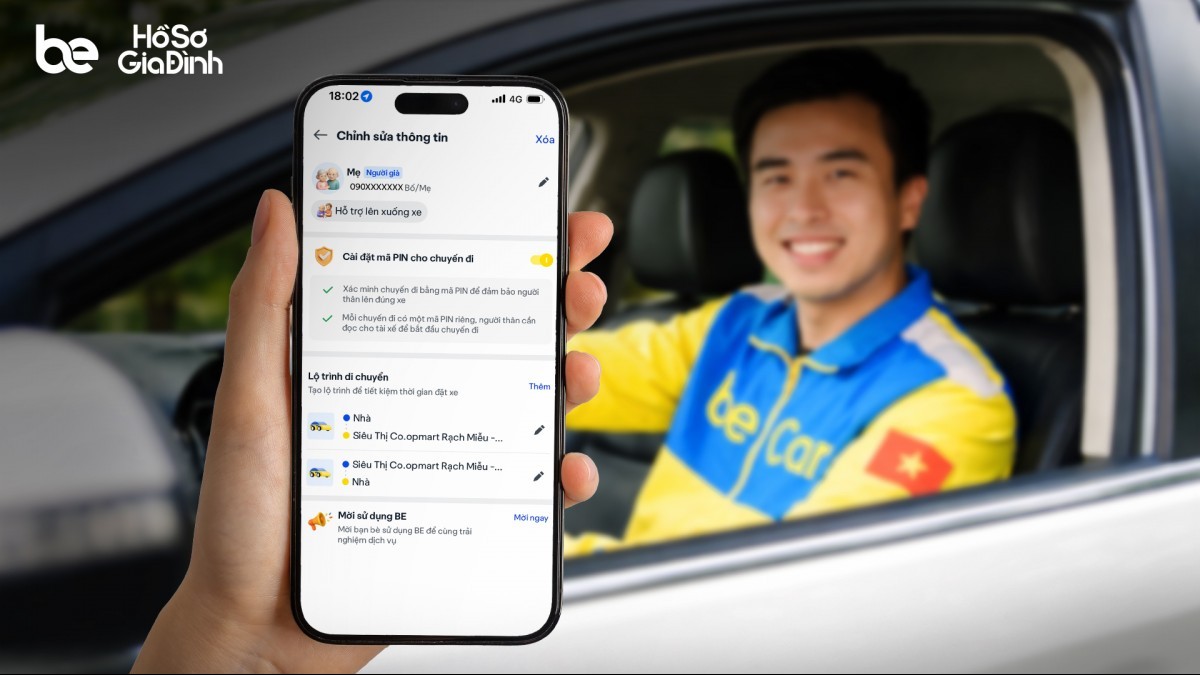 Be Group ra mắt tính năng beFemily