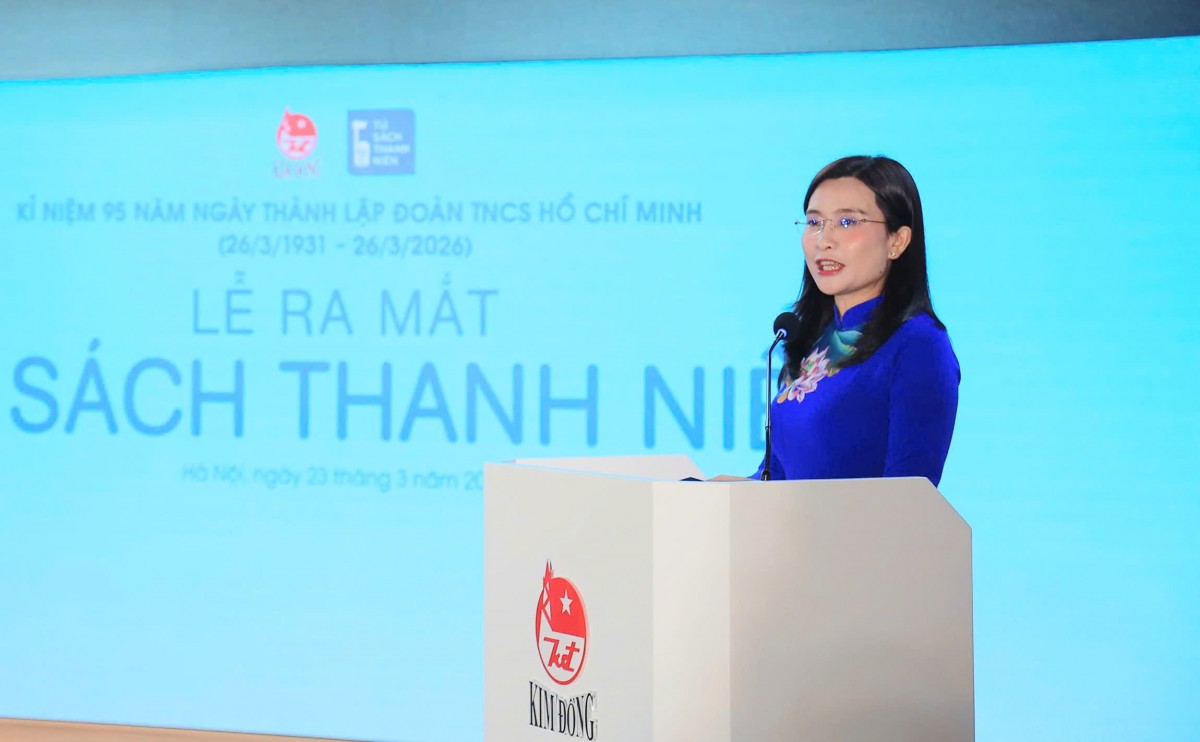 Nhà xuất bản Kim Đồng ra mắt Tủ sách Thanh niên chào mừng Đại hội Đoàn toàn quốc lần thứ XIII