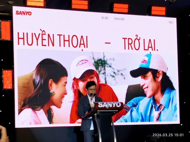 Huyền thoại SANYO trở lại
