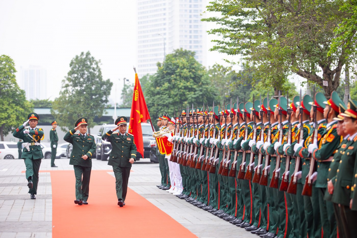 Đại tướng Phan Văn Giang dự Lễ kỷ niệm 20 năm ngày thành lập Tổng công ty Cổ phần Đầu tư quốc tế Viettel.