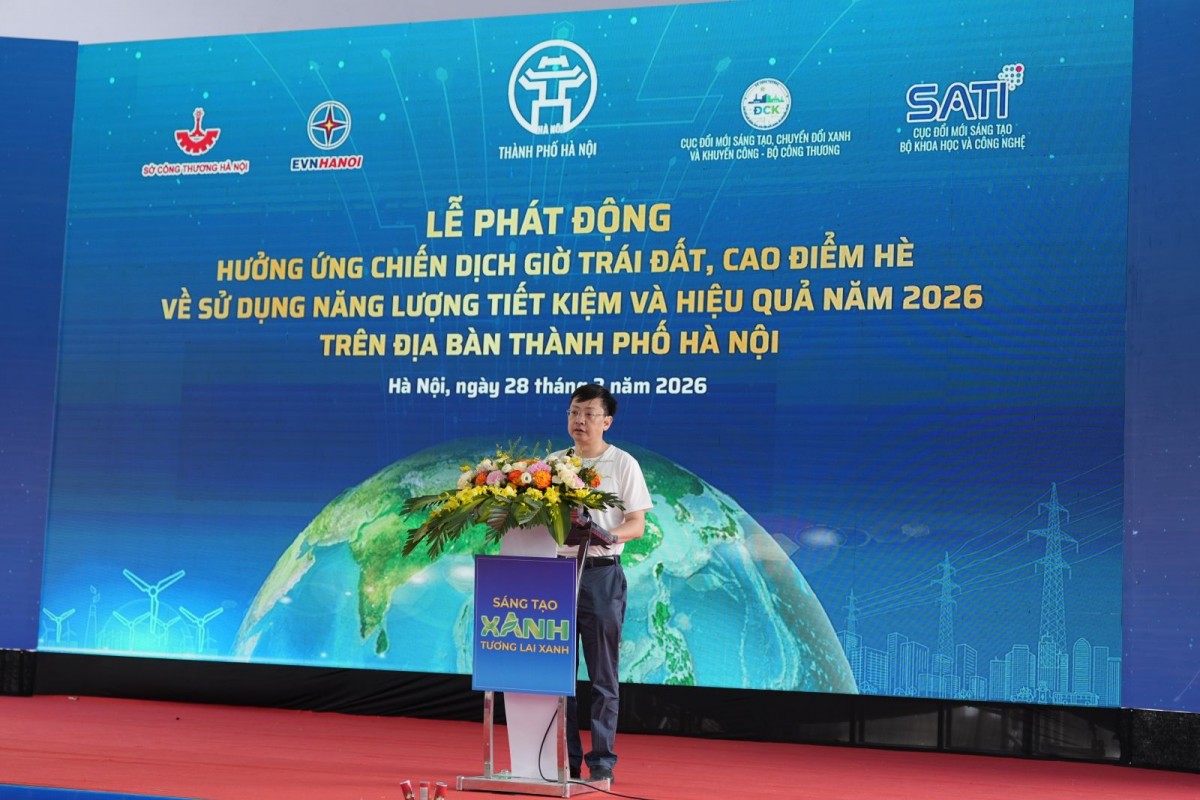 Hà Nội đặt mục tiêu tiết kiệm năng lượng 1,6-1,8% trong năm 2026 Hà Nội đặt mục tiêu tiết kiệm năng lượng 1,6-1,8% trong năm 2026