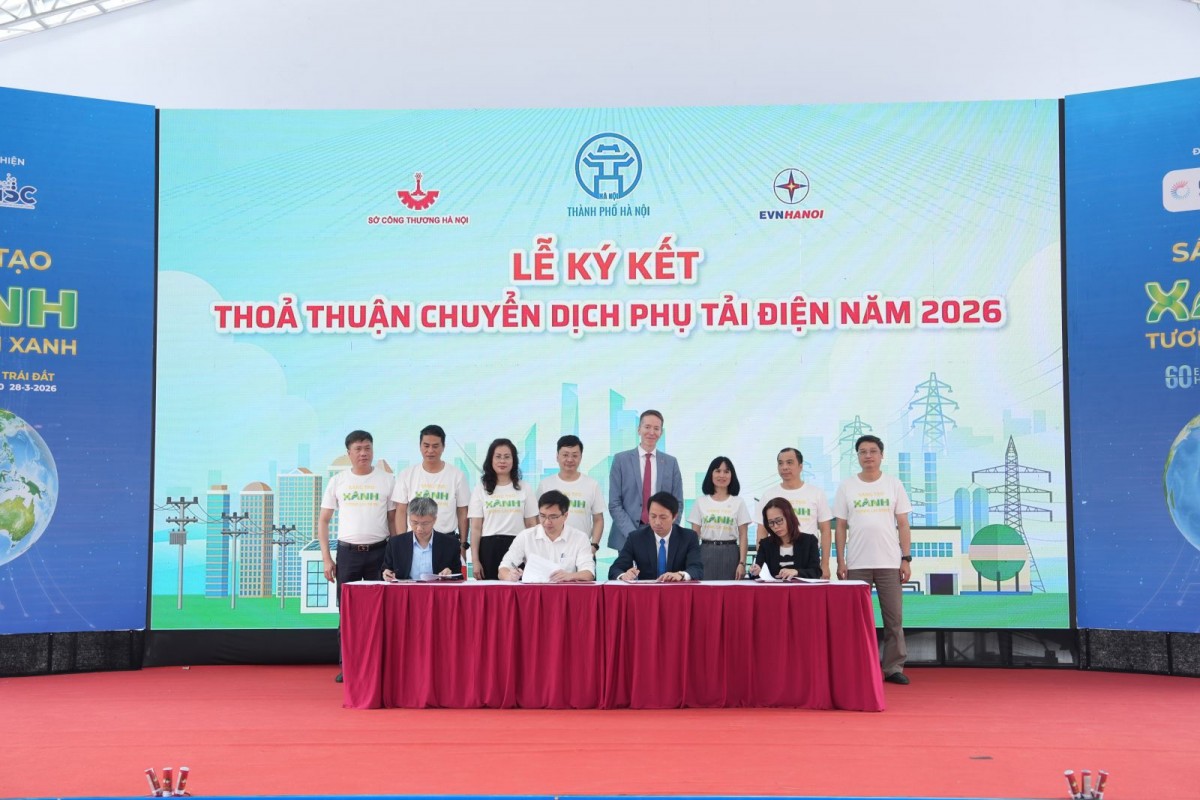 Hà Nội đặt mục tiêu tiết kiệm năng lượng 1,6-1,8% trong năm 2026 Hà Nội đặt mục tiêu tiết kiệm năng lượng 1,6-1,8% trong năm 2026