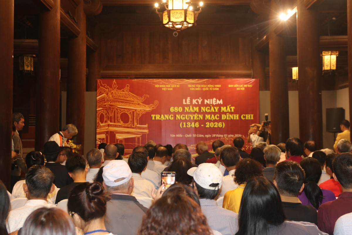 Kỷ niệm 680 năm ngày mất Trạng nguyên Mạc Đĩnh Chi Kỷ niệm 680 năm ngày mất Trạng nguyên Mạc Đĩnh Chi