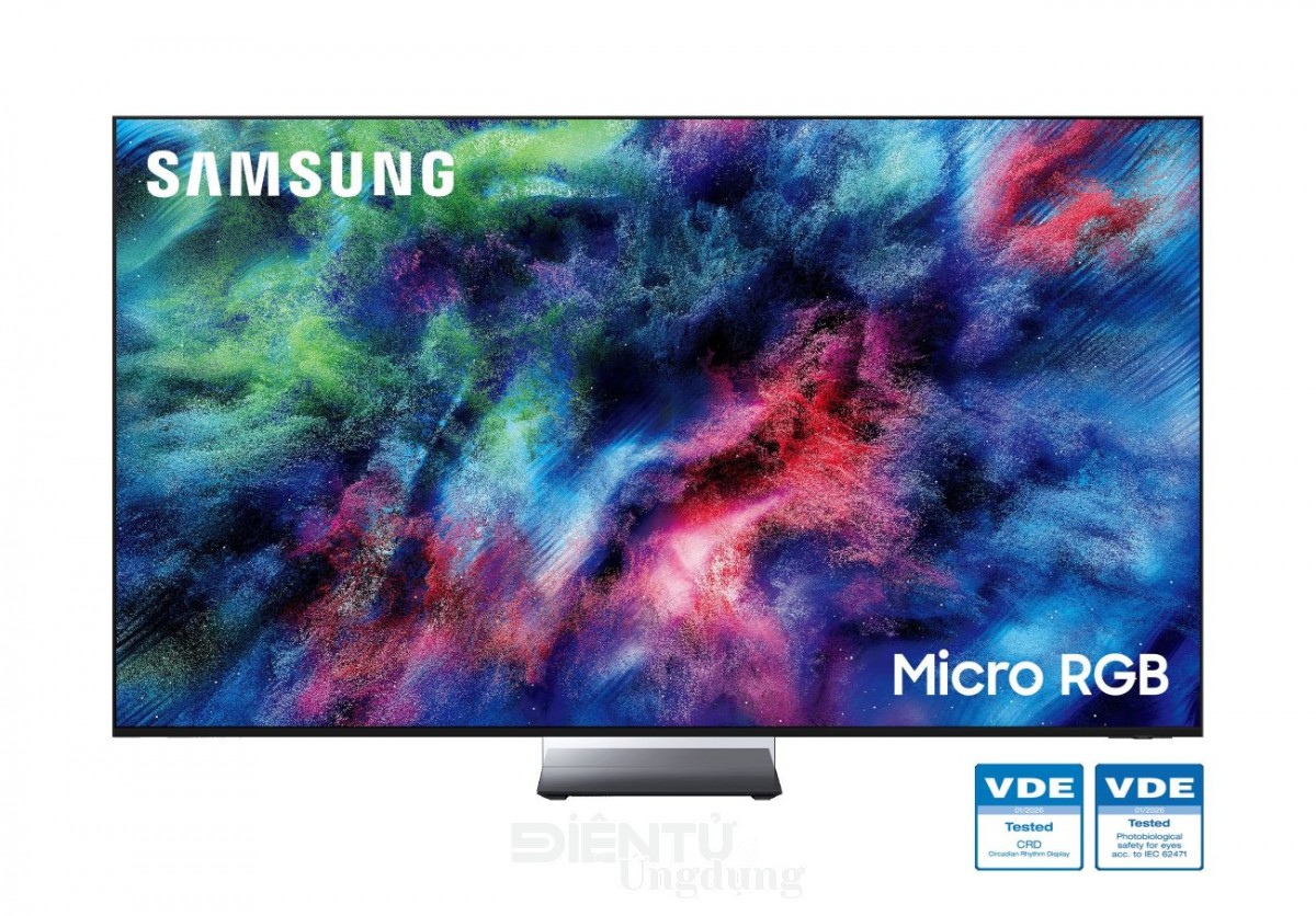 TV Samsung Micro RGB đạt chứng nhận an toàn cho mắt TV Samsung Micro RGB đạt chứng nhận an toàn cho mắt