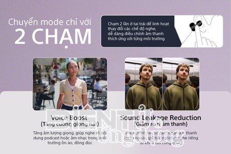 Sony trẻ hóa sản phẩm bằng dòng tai nghe Sony Clip WF-LC900 Sony trẻ hóa sản phẩm bằng dòng tai nghe Sony Clip WF-LC900