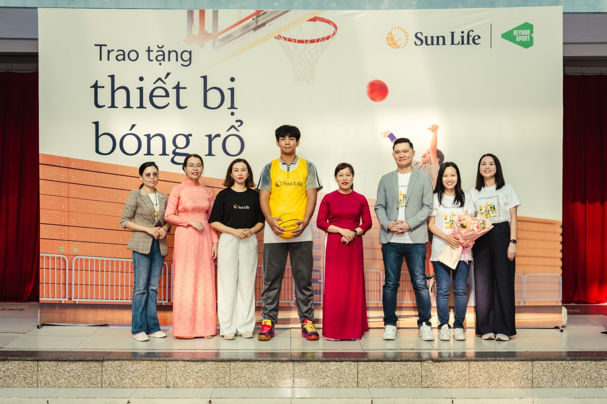 Sun Life tiếp tục đồng hành cùng thế hệ trẻ qua Hoops + Health 2026