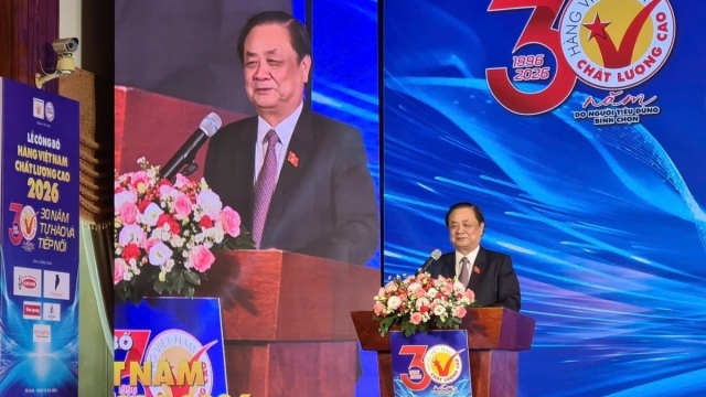 581 doanh nghiệp nhận Danh hiệu Hàng Việt Nam chất lượng cao 2026