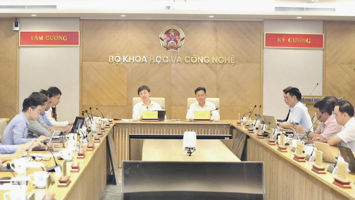 Toàn cảnh buổi làm việc giữa Bộ Khoa học và Công nghệ với Bộ Giáo dục và Đào tạo