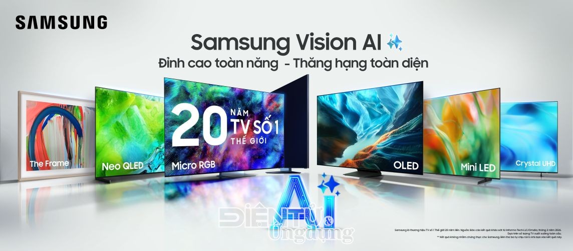 Samsung chính thức ra mắt thế hệ AI TV hoàn toàn mới tại Việt Nam