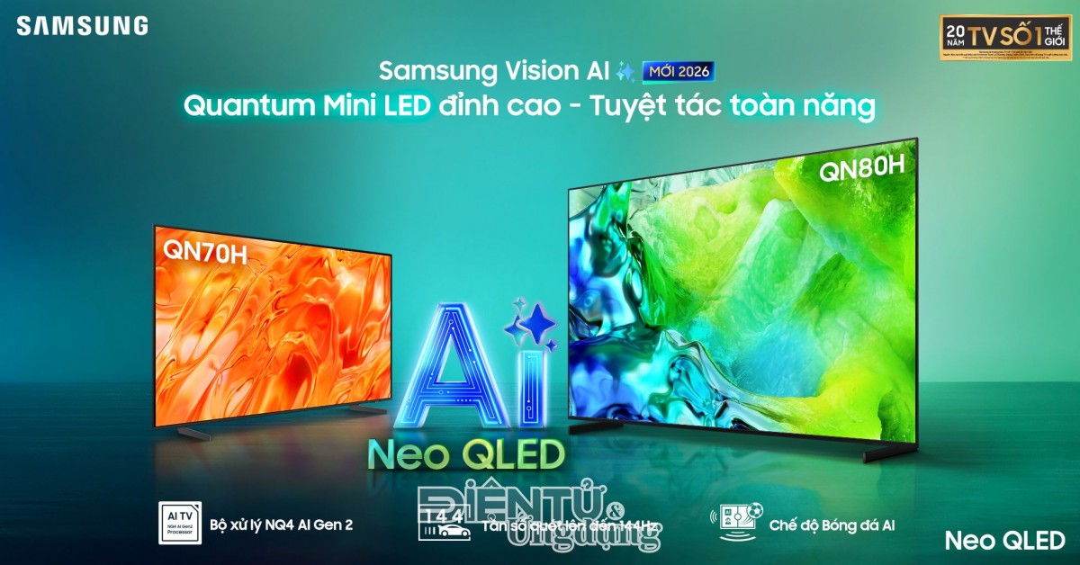 Samsung chính thức ra mắt thế hệ AI TV hoàn toàn mới tại Việt Nam