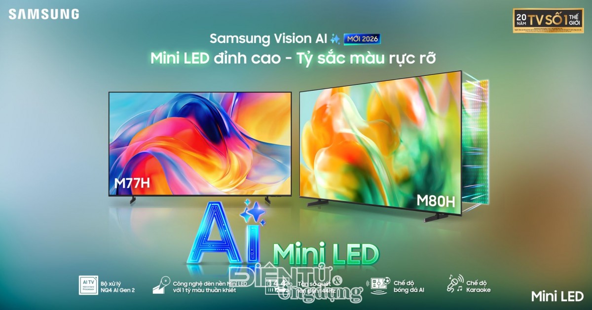 Samsung chính thức ra mắt thế hệ AI TV hoàn toàn mới tại Việt Nam