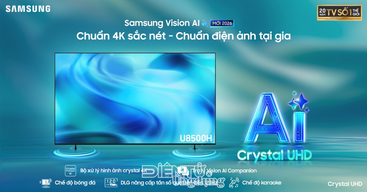 Samsung chính thức ra mắt thế hệ AI TV hoàn toàn mới tại Việt Nam