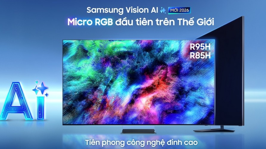 Samsung chính thức ra mắt thế hệ AI TV hoàn toàn mới tại Việt Nam