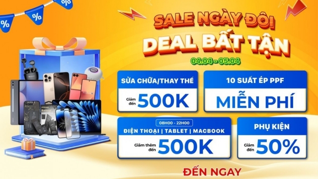 Di Động Việt khởi động ngày sale đôi 4.4