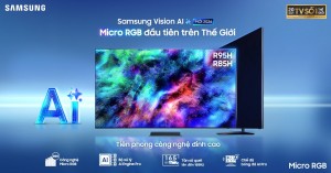 Samsung chính thức ra mắt thế hệ AI TV hoàn toàn mới tại Việt Nam