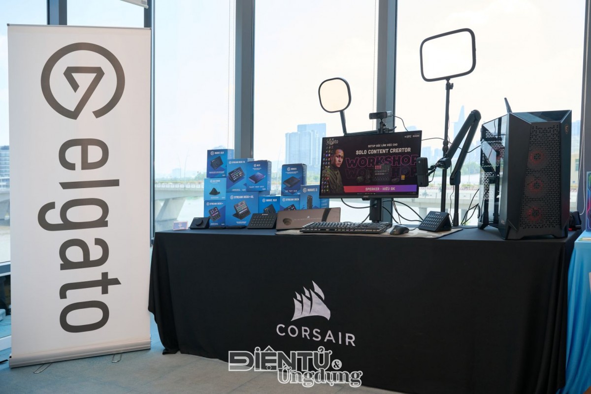 Cùng Elgato setup góc làm việc cho Content Creator Cùng Elgato setup góc làm việc cho Content Creator