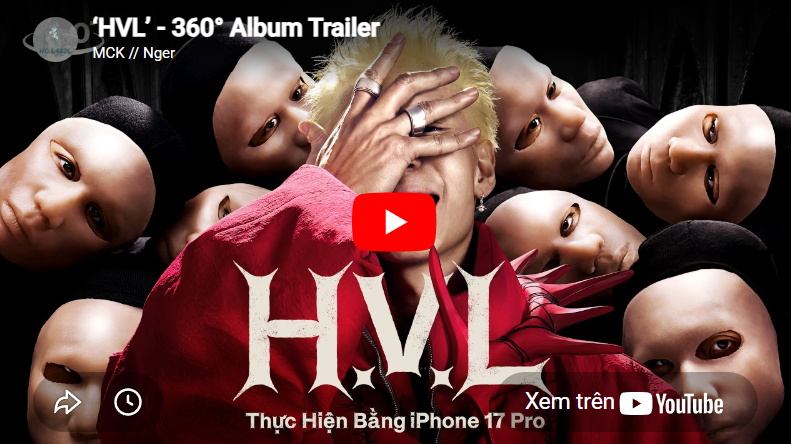 Album trailer “HVL”. Ảnh: Youtube MCK// Nger Album trailer “HVL”. Ảnh: Youtube MCK// Nger