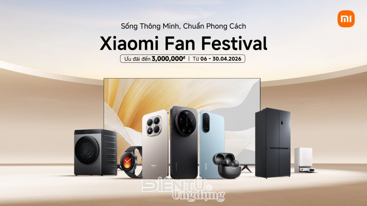 Xiaomi Fan Festival 2026, cơ hội sở hữu sản phẩm Xiaomi giá rẻ chính thức bắt đầu Xiaomi Fan Festival 2026, cơ hội sở hữu sản phẩm Xiaomi giá rẻ chính thức bắt đầu