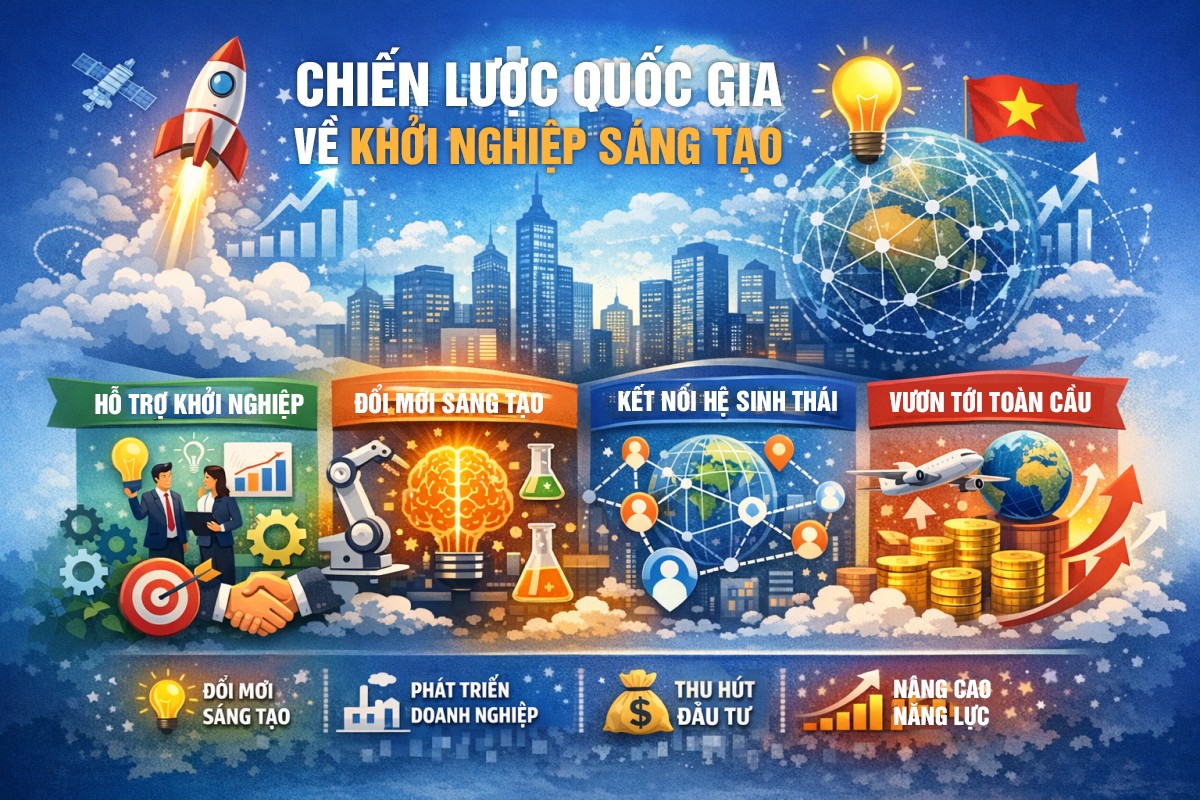 Chính phủ đặt mục tiêu có 10.000 doanh nghiệp khởi nghiệp sáng tạo vào năm 2030