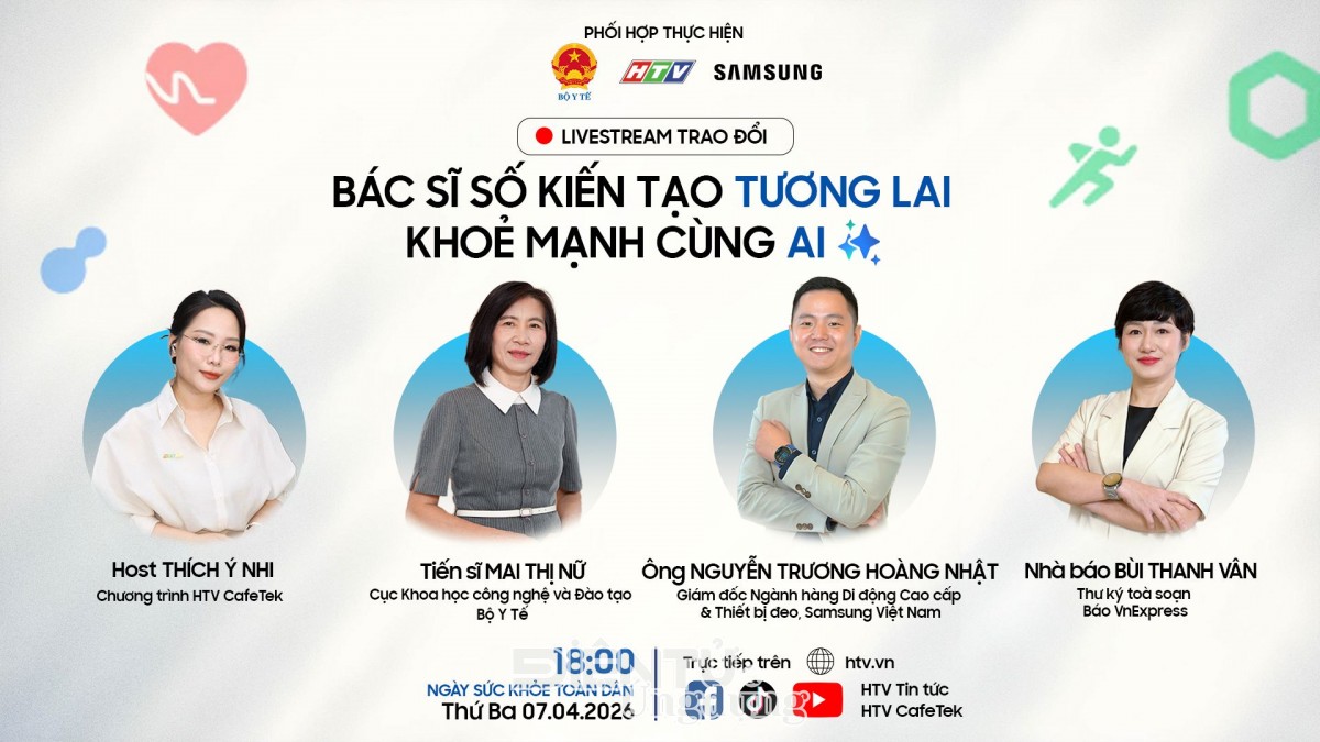 Samsung chia sẻ tầm nhìn ứng dụng AI giúp người dùng sống khỏe hơn mỗi ngày Samsung chia sẻ tầm nhìn ứng dụng AI giúp người dùng sống khỏe hơn mỗi ngày