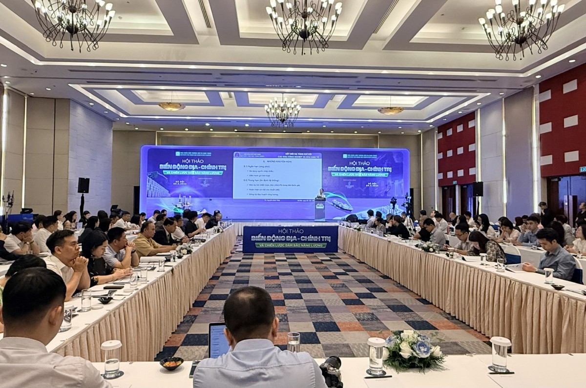 Chủ động an ninh năng lượng trước biến động địa chính trị toàn cầu