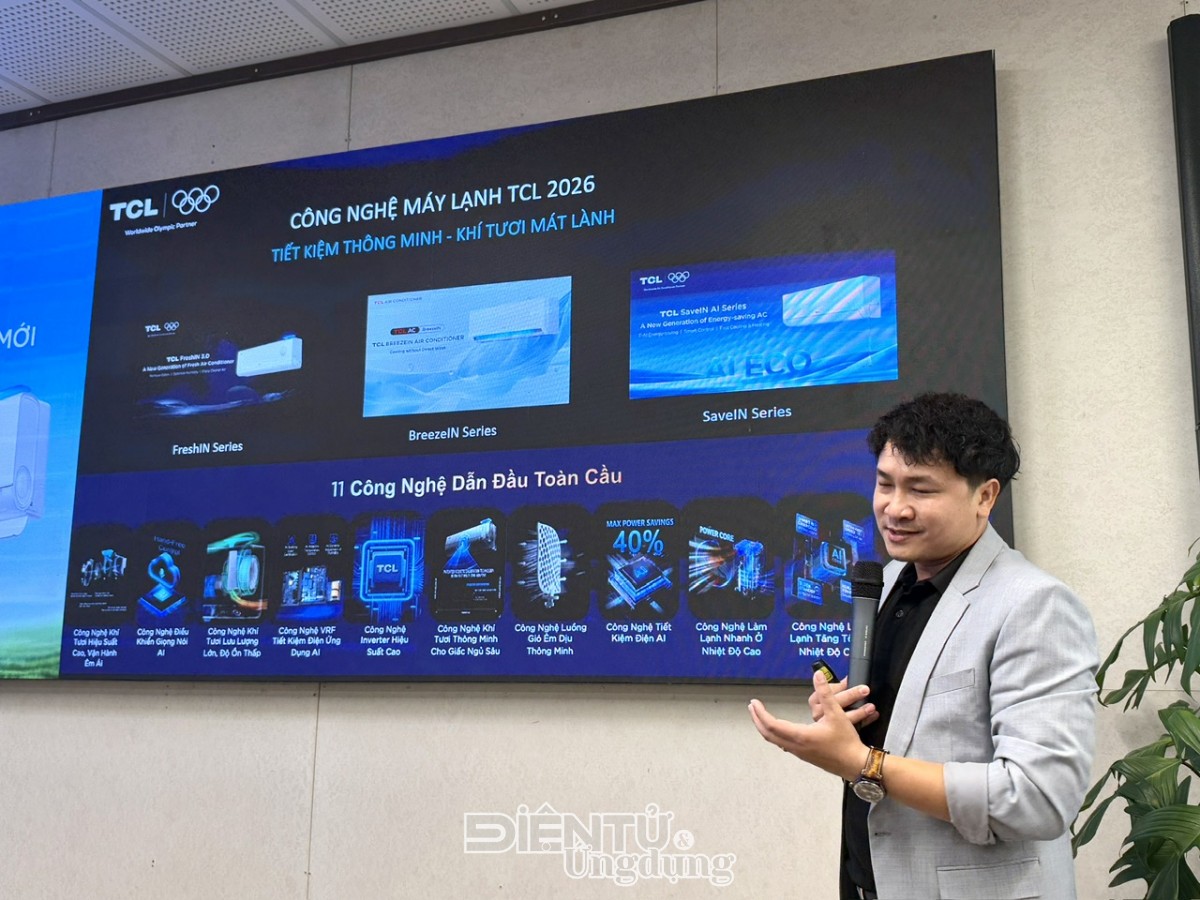 TCL ra mắt giải pháp làm mát thế hệ mới, với tâm điểm là dòng máy lạnh khí tươi FreshIN 3.0