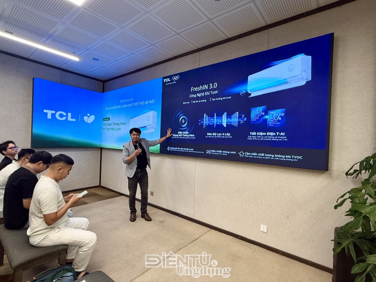 TCL ra mắt giải pháp làm mát thế hệ mới, với tâm điểm là dòng máy lạnh khí tươi FreshIN 3.0