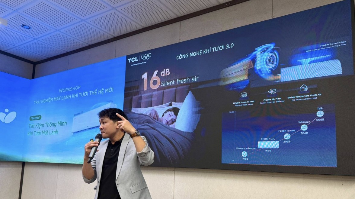 TCL ra mắt thế hệ điều hòa mới, với tâm điểm là dòng máy lạnh khí tươi FreshIN 3.0