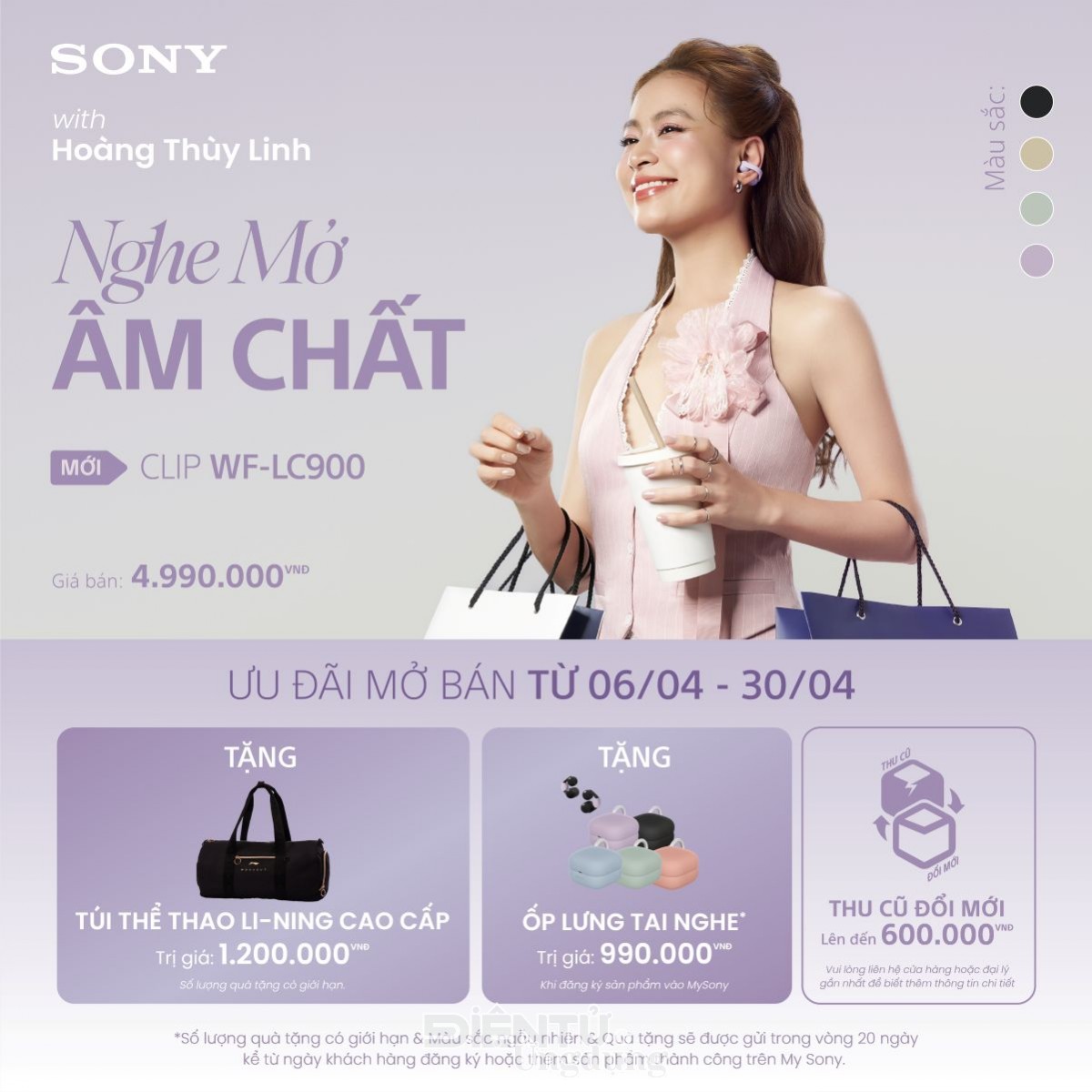 Sony Clip WF-LC900: chiếc tai nghe hoàn toàn mới của Sony có gì?