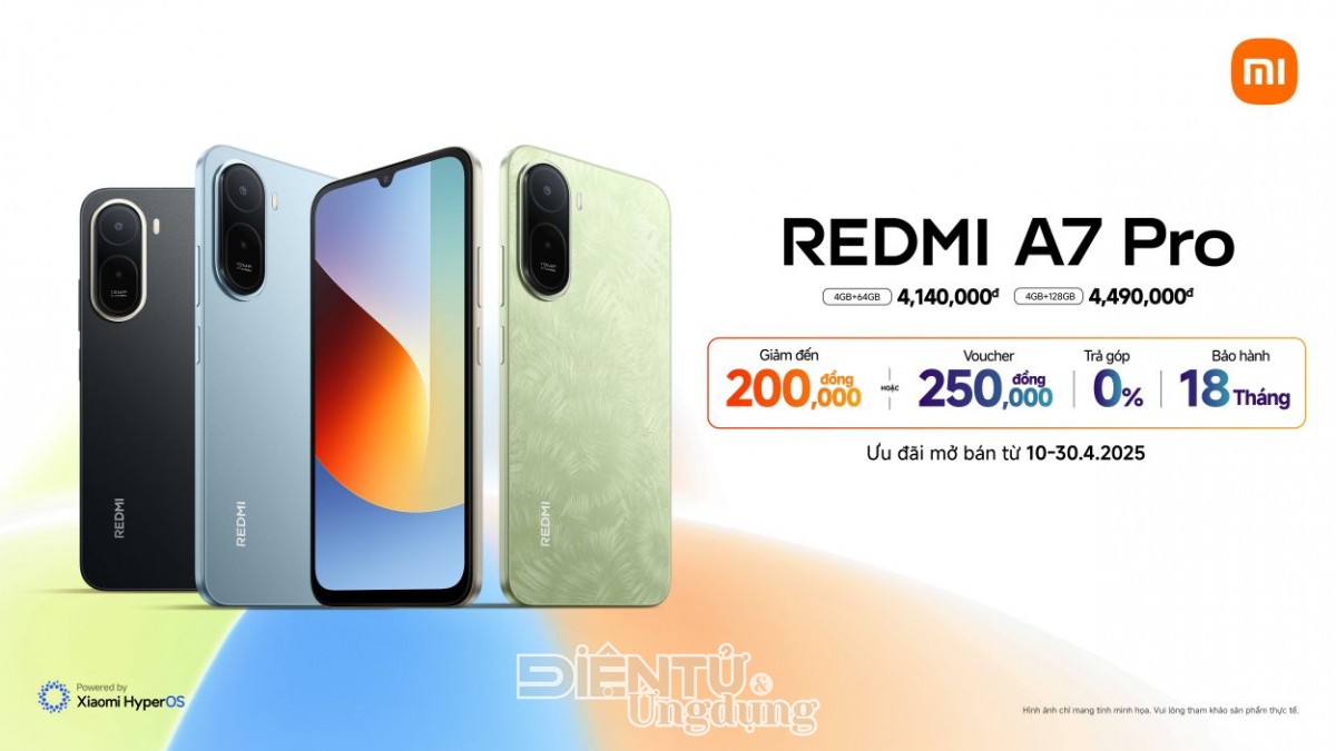 REDMI A7 Pro ghi dấu ấn mới ở phân khúc dưới 5 triệu đồng