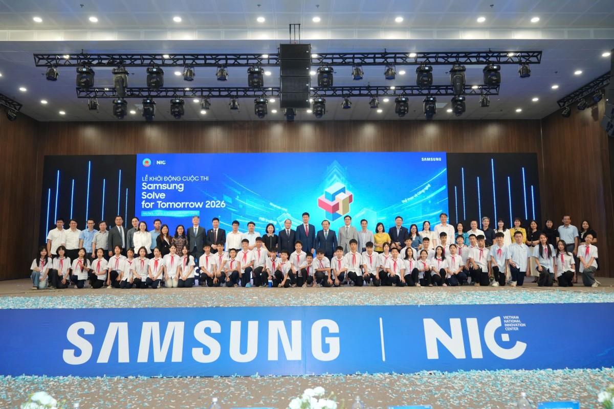 Khởi động cuộc thi Samsung Solve for tomorrow 2026