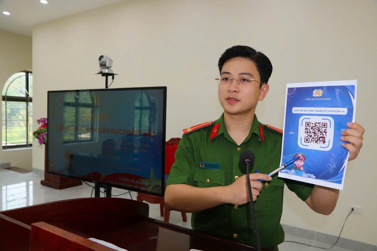 Bắc Ninh: Trợ lý ảo Trung úy Sơn Động AI, chuyển đổi số phục vụ 24/7