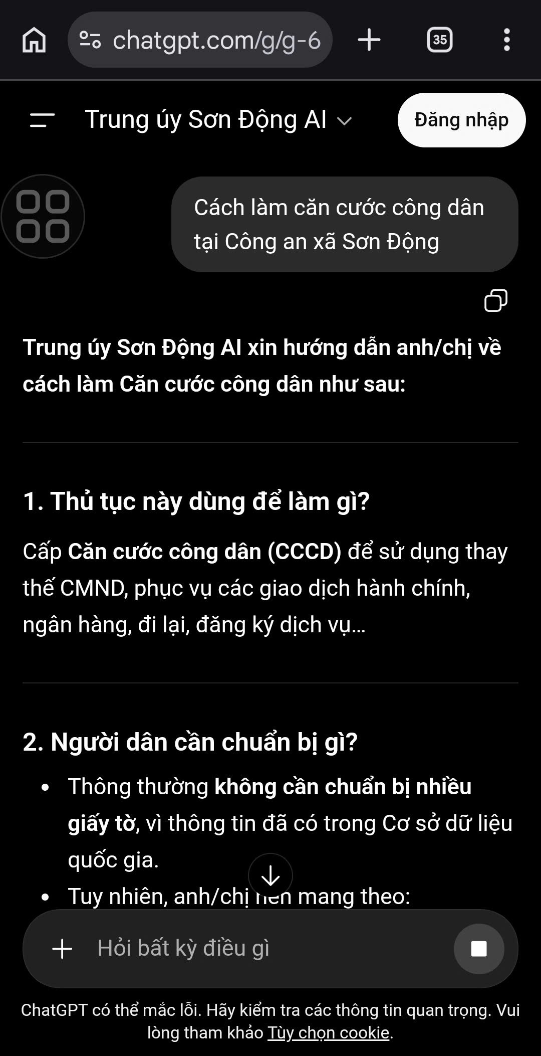 Bắc Ninh: Trợ lý ảo Trung úy Sơn Động AI, chuyển đổi số phục vụ 24/7
