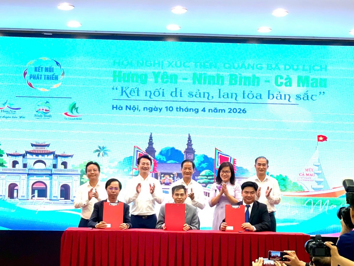Kết nối di sản, lan tỏa bản sắc ba địa phương Hưng Yên - Ninh Bình - Cà Mau