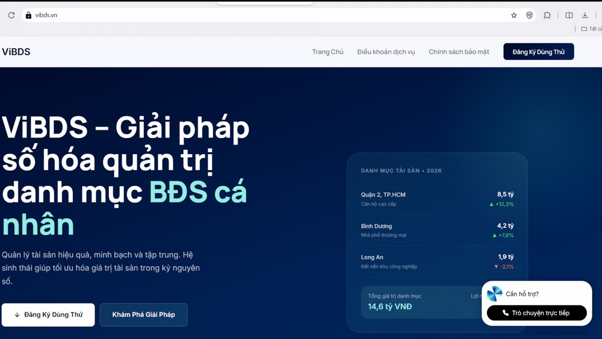 ViBDS – Ví số quản lý bất động sản của mỗi cá nhân